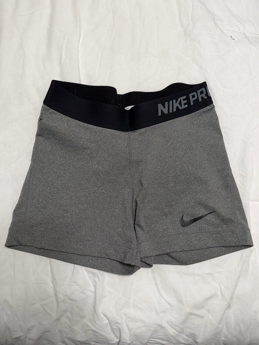 Nike Pro Grey Women's Training Bike Shorts